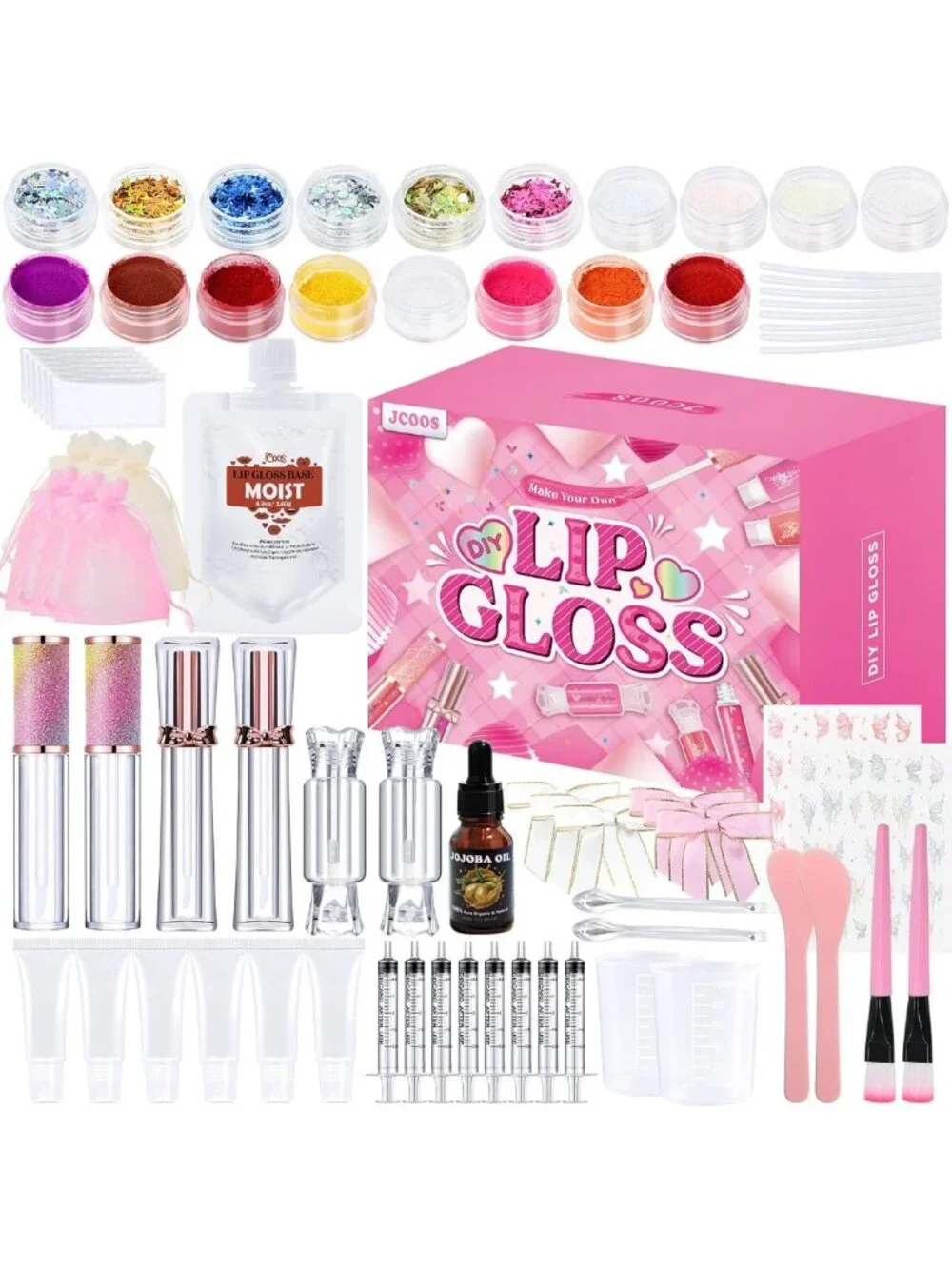 DIY Lip Gloss Making Kit for Teens & Women | Fun Glitter Lip Kit & Gifts